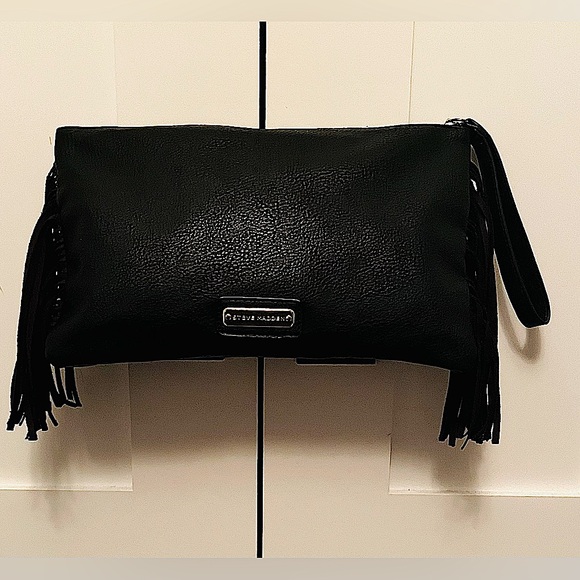 Steve Madden Pebbled Clutch with Fringes - discontinued style. - Picture 11 of 15